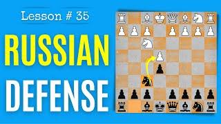 Chess lesson # 35: Petrov Defense (Russian Defense) | Chess openings the right way