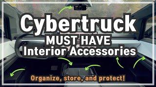 Cybertruck Must Have Interior Accessories to Solve Storage Limitations