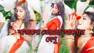 Bajlo tomar alor benu।। by Sangita ।।Mahalaya special ।। agomoni ।।Copyright free durga puja song