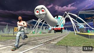 Franklin  Fight Horror Thomas Train in Indiana Bike Driving 3D New update 