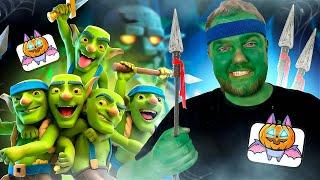 I’M A GOBLIN! SCARING EVERYONE WITH ALL GOBLIN DECK! CLASH ROYALE HALLOWEEN SPECIAL