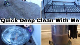 Quick DEEP speed Cleaning | Clean With Me 2024 | motivational cleaning video | I’m back!