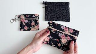 How to Make a Zipper Pouch | eazy sewing | Beginner-Friendly 지퍼파우치 만들기