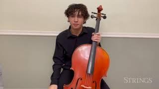 Study with Strings Students: Cellist Jonathan Entenza plays Popper's "Dance of the Elves"