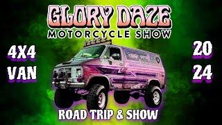 4x4 Chevy Van at Glory Daze Motorcycle Show 2024 - Road Trip & Show - The Swim Shop 4x4 Garage