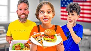 7 DÍAS COMIENDO SOLO COMIDA ESCOLAR de Estados Unidos|4PLUSONE