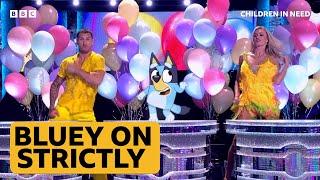 Bluey takes to the Strictly Dancefloor for Children in Need 