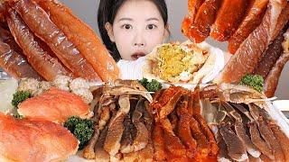 홑게 3종 세트 홑게회, 간장홑게장, 양념홑게장 먹방 Raw Soft snow crab [eating show] mukbang korean food