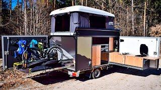 Freeda by Blackcamp: Compact Camping Marvel for Four, with Bike Storage