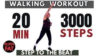 3000 Steps Walking Workout | Power walk for Weightloss EASY TO FOLLOW I No Jumping | Walk at Home