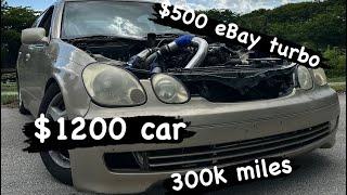 1999 GS300 (2JZGE Turbo) Ebay poverty spec power