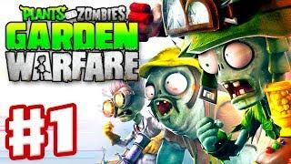 Plants vs. Zombies: Garden Warfare - Gameplay Walkthrough Part 1 - Garden Ops Multiplayer (Xbox One)