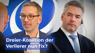 Dreier-Koalition der Verlierer nun fix?