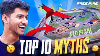 Top 10 Mythbusters in FREEFIRE Battleground | FREEFIRE Myths #283