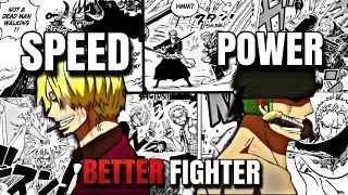 Sanji VS Zoro BUT Only Stats