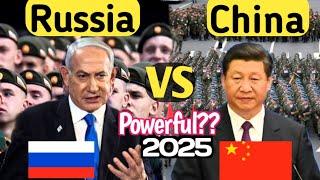 Russia vs China Military Power Comparison 2025|China vs Russia militry power 2025