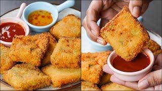 Crispy Bread Potato Bites | Bread Potato Snacks | Crispy Aloo Bread | Teatime Snacks Recipe