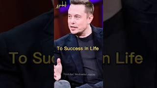 you need 2 things to success #elonmusk #sigmarule #billionaire #motivation #attitudestatus #quotes