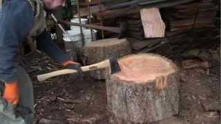 Split Big Rounds of Firewood Quick, Easy and very little Effort!