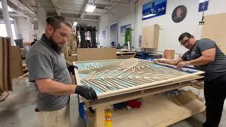 Creating Original Art out of Wood with our CNC Router