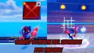 CRAZY NEW CHAINED SCORPION ROBLOX BLADE BALL SHOWCASE! PLUS HAKAI GIVEAWAY 