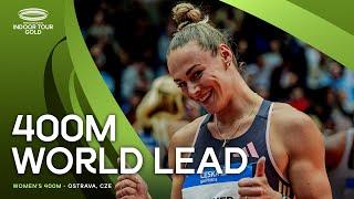 Klaver powers to 400m world lead  | World Indoor Tour 2024