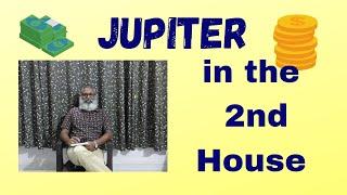 Class -222 - Jupiter in the 2nd  House/Bhava // Results are explained in this video