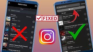 So beheben Sie, dass die Option „Gespeicherte Audiomusik“ in Instagram-Storys nicht angezeigt wird