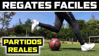 APRENDE 5 REGATES FACILES de FÚTBOL que PUEDES USAR en PARTIDOS REALES | TUTORIAL de FUTBOL