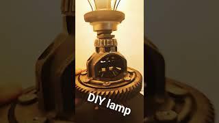 DIY lamp #steampunk #diy #lamp