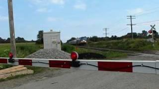 VIA Train 45 @ Newcastle Ontario 08/18/09 P42DC 918 Leading