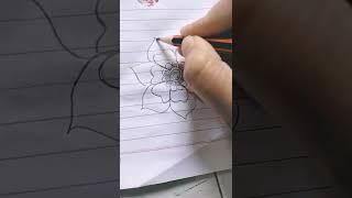 beautiful rangoli !! easy rangoli designs with pencil   //#cuteroja