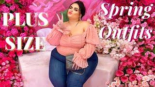 PLUS SIZE SPRING OUTFITS! YOU NEED THESE LOOKS! (Gabriella Lascano)