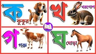 বাংলা বর্ণমালা শিখি | ব্যঞ্জনবর্ণ ক খ গ ঘ | bangla bornomala | Bangali Alphabet