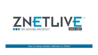 How to setup domain redirects in cPanel