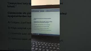 Şırnak il milli eğitim 8.sınıf 3.online LGS Türkçe 1.soru