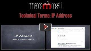 Technical Terms: IP Address (MacMost #1769)