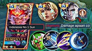 LANGSUNG JADI SUN TIKTOK GARA2 BUILD INI  | BUILD SUN TERSAKIT 2024 | MOBILE LEGENDS