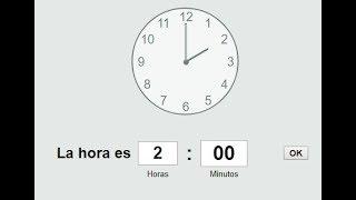 Aprender a leer el reloj de manecillas para niños