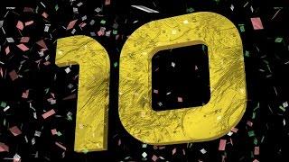COUNTDOWN TIMER 10 to 0 ( v 569 ) shatter timer + sound effects and voice 4k
