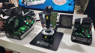 SimFanatic is going live! FSExpo 2023 Thrustmaster, Honeycomb, and more.