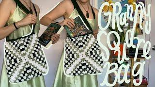 Crochet Granny Square Tote Bag Tutorial | Retro DIY Pattern