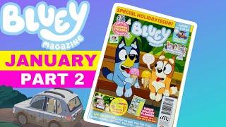  BLUEY Magazine - January 2022 Issue Part 2 ️ | Bluey Books & Crafts | Disney Jr | ABC Kids