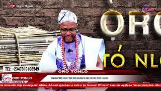 ORO TONLO//:Gomina ipinle Osun fi Omo oko han Oba oluwo lori Oro isese lobatan