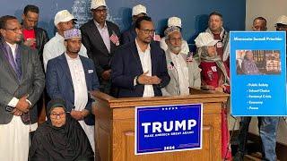 LIVE: Minnesota Somali leaders endorse Trump for president