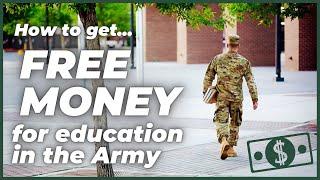 Army Education Benefits | How to get FREE Money and Credits for College and Certifications