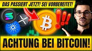 Krypto: GEFAHR! Bis HIER fallen Bitcoin, Solana & XRP! (SO musst du JETZT handeln!)