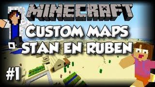 Minecraft: Stan en Ruben spelen custom maps voor Knarftretsom! #1