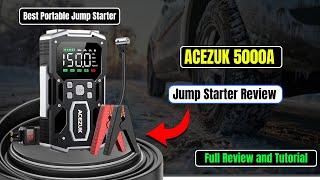 ACEZUK 5000A Jump Starter: Powerful, Portable & Affordable ||