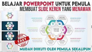 Belajar PowerPoint Bikin Slide PPT 6 Konten